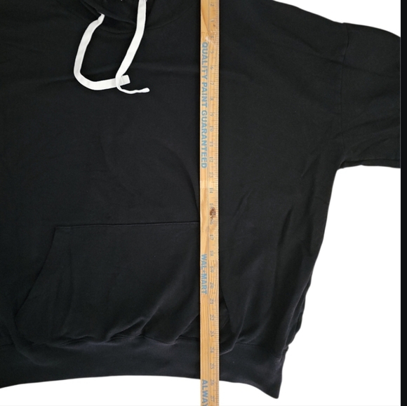 Buffalo by David Bitton Black Hooded Sweatshirt Sz XXL Soft Stretch Blend Cozy - Picture 7 of 10